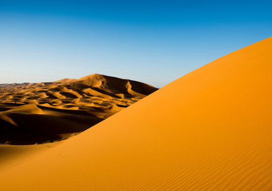 Sanddünen bei Merzouga, Erg Chebbi, Sahara, Marokko, Afrika